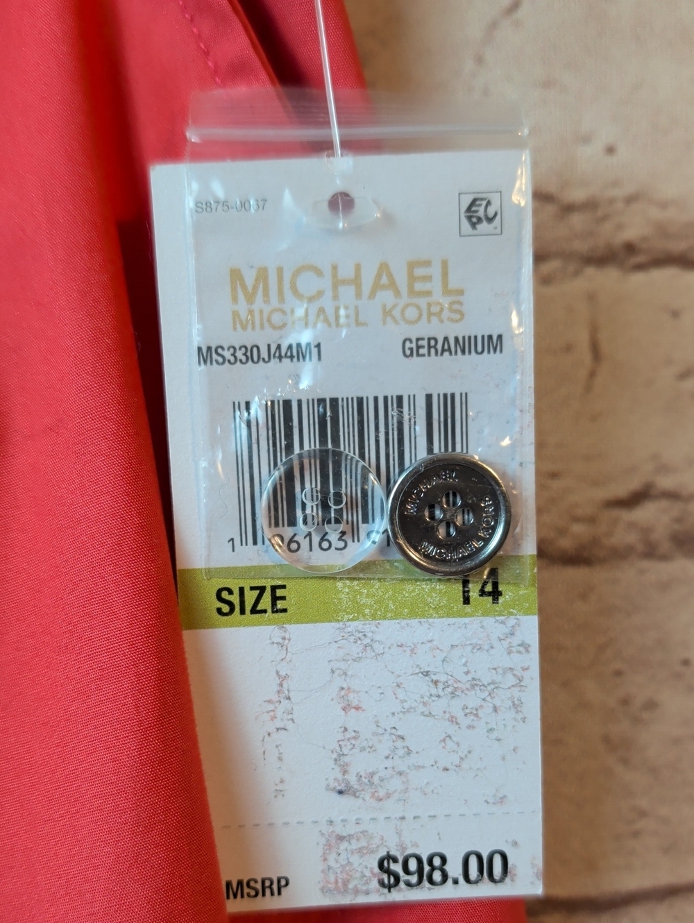Michael Kors Women's Casual Shorts Size 14 Nwt - Picture 3 of 7